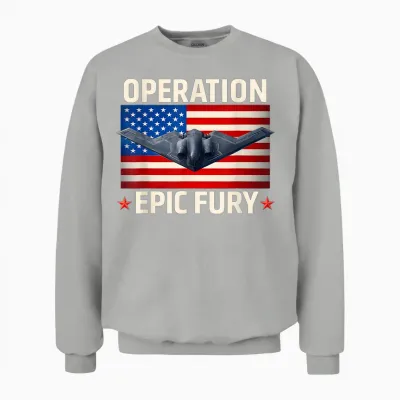Operation Epic Fury Unisex Sweatshirt - Ash