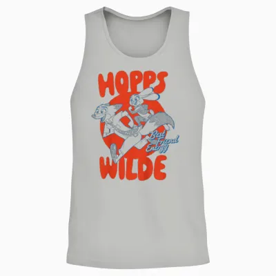 Zootopia Hopps Wilde Unisex Tank Top - Ash