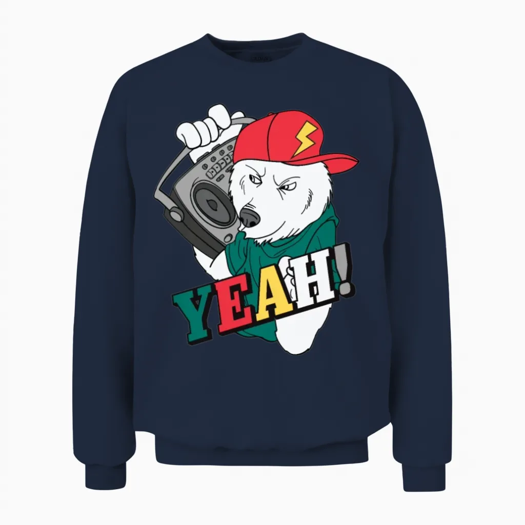 Funny Children 43 Unisex Sweatshirt in Navy