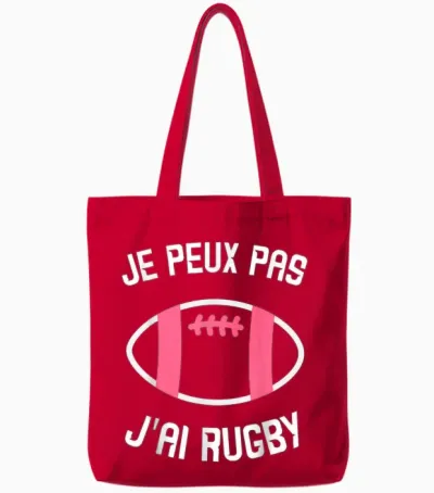 Je Peux Pas J'ai Rugby Women's Gift Tote Bags - Red