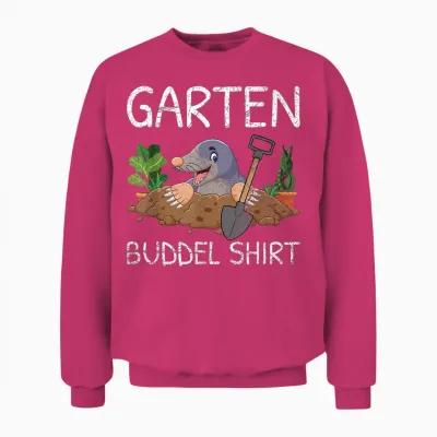 Garten Buddel Shirt Gardener Mole Garden Hobby Gardener T-Shirt, Black, S Unisex Sweatshirt - Heliconia
