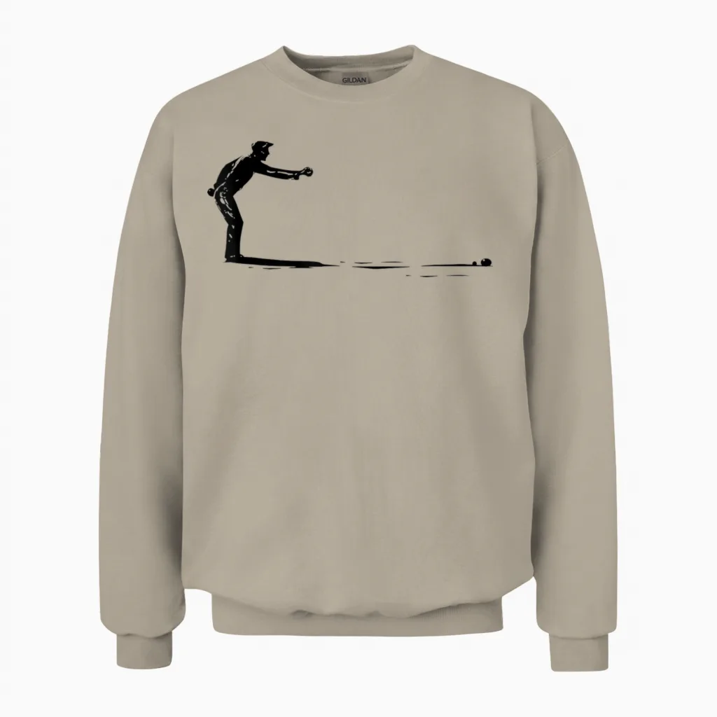 Petanque Unisex Sweatshirt in Sand