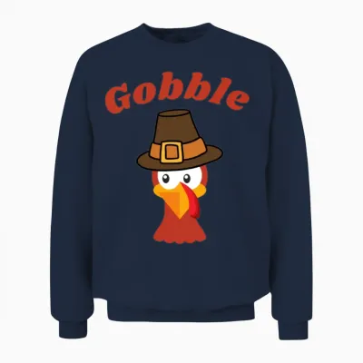 Thanksgiving Day L Thanksgiving L Turkey Day Unisex Sweatshirt - Navy