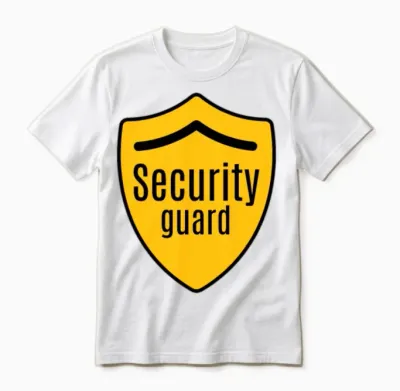 Security Guard Unisex T-Shirt - White