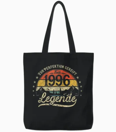 Legende Seit 1996 30 Jahre 30. Geburtstag Mann Frau Geschenk Tote Bags - Black
