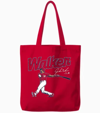 Jordan Walker - Swing - St. Louis Baseball Tote Bags - Red