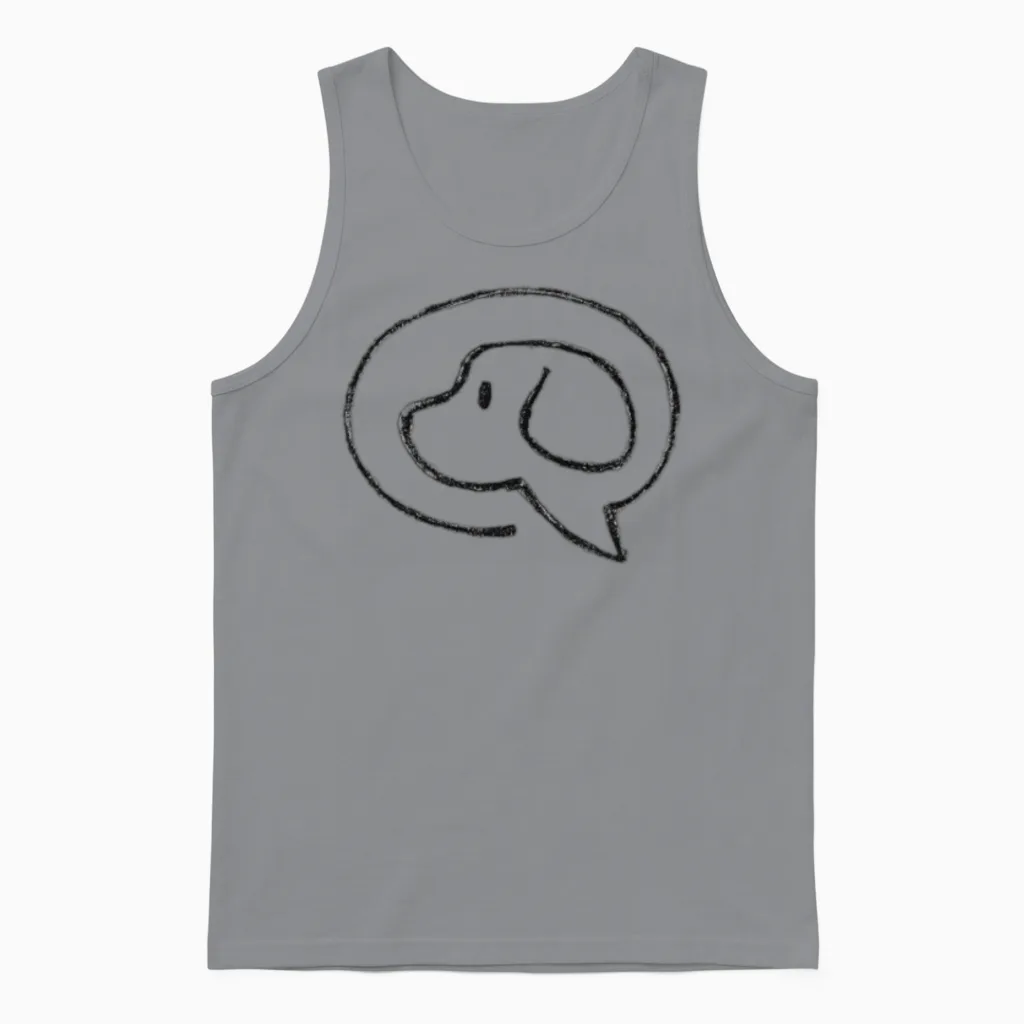 Pet Dog - Lovers Unisex Tank Top in Sport Grey