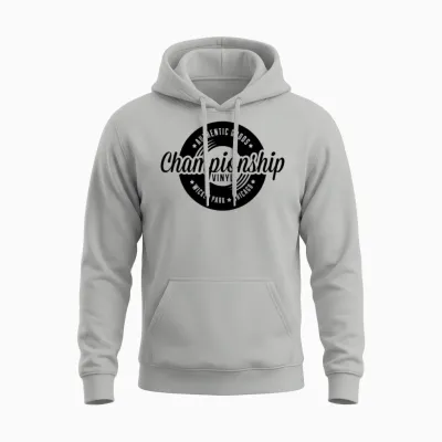 Championship Vinyl Unisex Hoodie - Ash