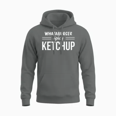 Whataburger Spicy Ketchup Unisex Hoodie - Graphite Heather