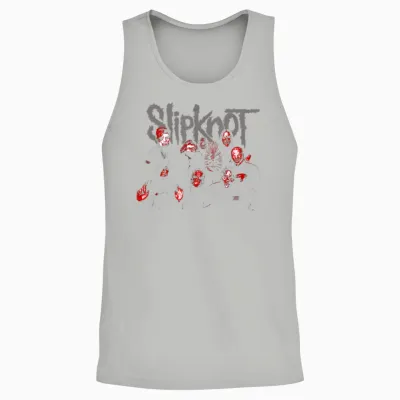 Slipknot Offizieller We Are Not Your Kind, Roter Titel Unisex Tank Top - Ash