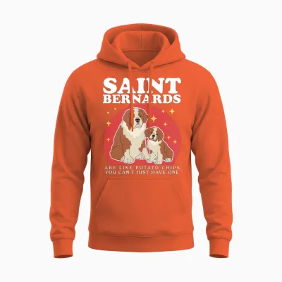 Saint Bernards Are Like Bernhardiner Dog Unisex Hoodie - Orange