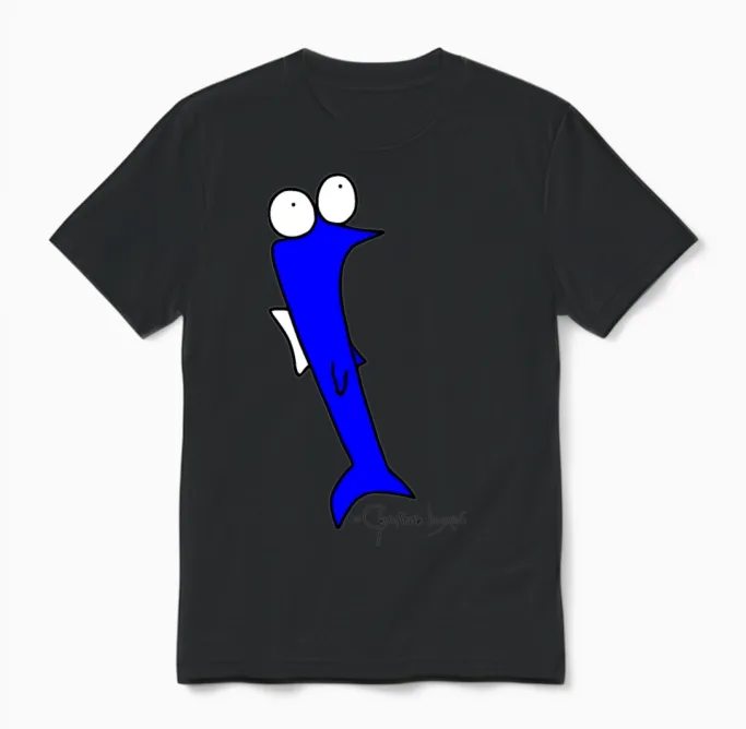 Roach - Piscis Rutilus Unisex T-Shirt in Black