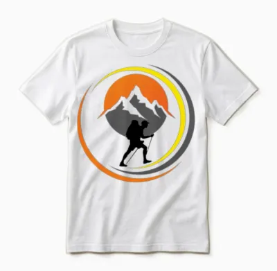 Hiking Unisex T-Shirt - White