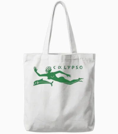 Rv Calypso, Jacques Yves Cousteau Tote Bags - White