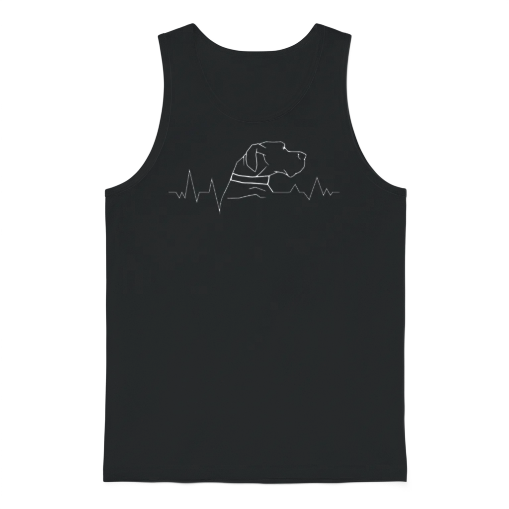 Dog-Breed Great-Dane-Dog Dog-Moms Dog-Dad Unisex Tank Top - Black