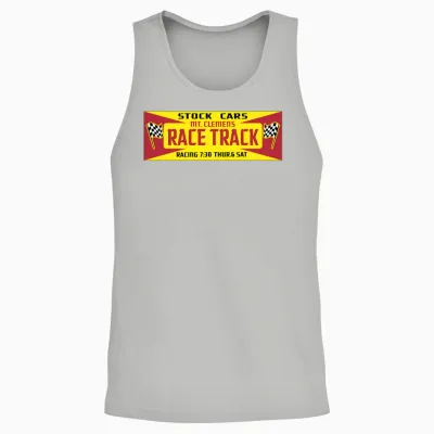 Mt Clemens Race Track Unisex Tank Top - Ash