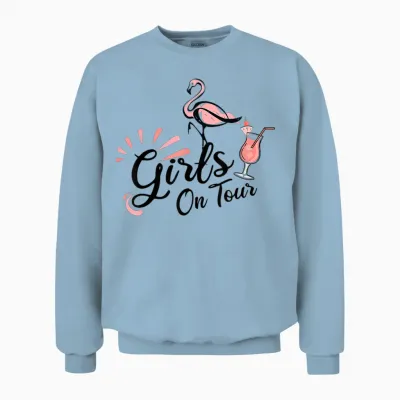 Mädels Party Girls Trip Mädelsurlaub Girls on Tour Unisex Sweatshirt - Light Blue