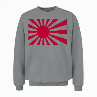 Japan Rising Sun Unisex Sweatshirt - Sport Grey