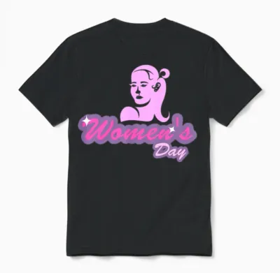Women's Day Unisex T-Shirt - Black