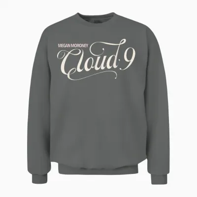 Megan Moroney Cloud 9 Window Portrait Unisex Sweatshirt - Graphite Heather