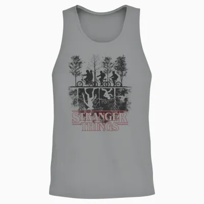 Stranger Things the Upside Down Logo Unisex Tank Top - Sport Grey