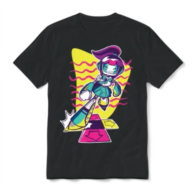 Dance Robot Retro Unisex T-Shirt - Black
