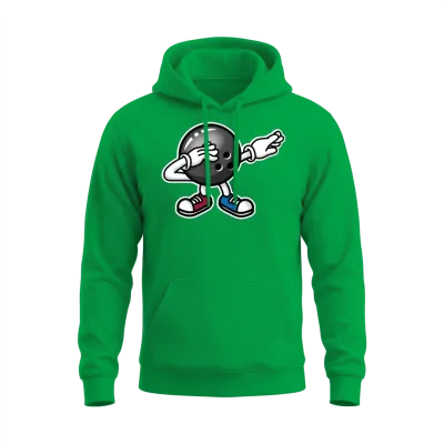 Dab Dabbing Bowling Ball Unisex Hoodie - Irish Green