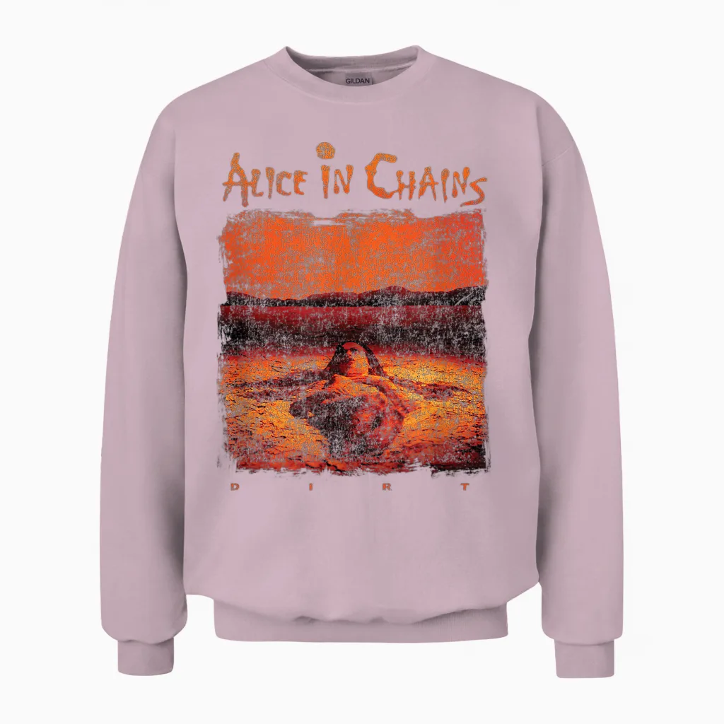 Alice in Chains - Dirt Unisex Sweatshirt in Light Pink