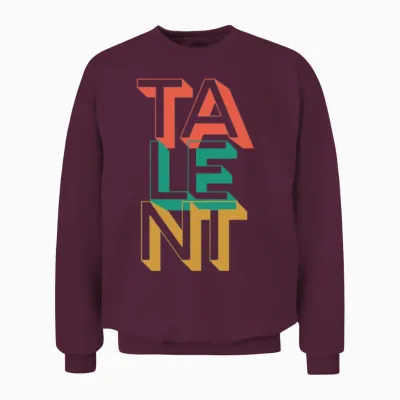 Retro Talent Unisex Sweatshirt - Maroon