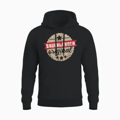 Sauerland Sauerländer Original Unisex Hoodie - Black