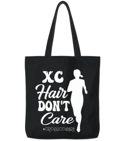 Xc Cross Country Running Tote Bags - Black