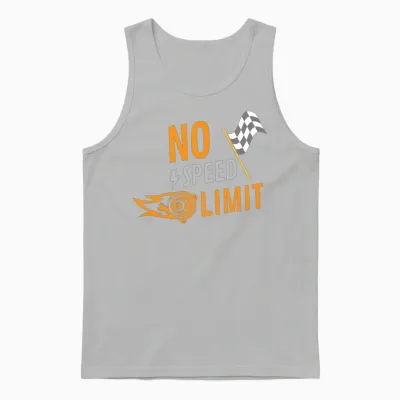 No Speed Limit Unisex Tank Top - Ash