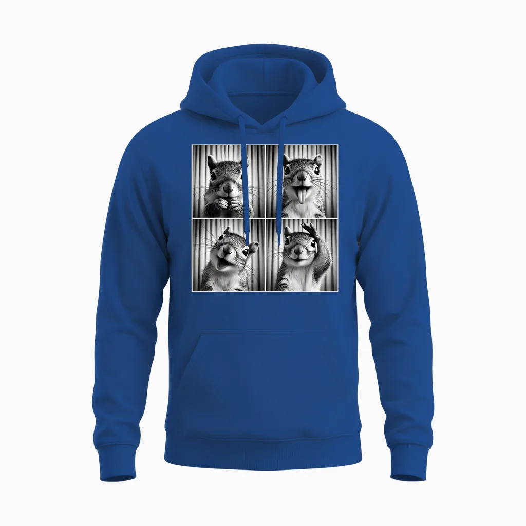 Süßes Eichhörnchen-Selfie-Foto, Lustig, Fotokabine, Eichhörnchen-Liebhaber Unisex Hoodie in Royal