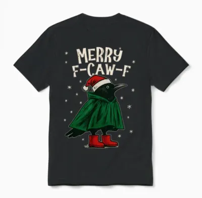 Merry F Caaw F Unisex T-Shirt - Black