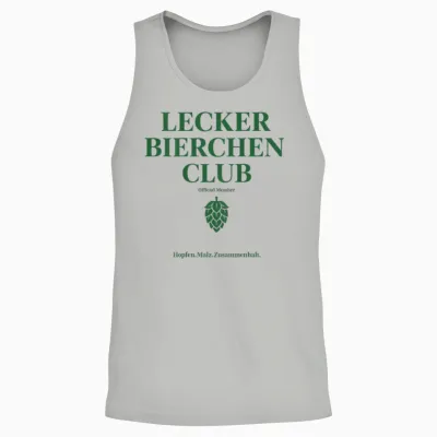 Lecker Bierchen Club Unisex Tank Top - Ash