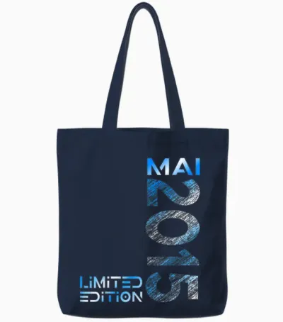 Limited Edition Mai 2015 Junge Mädchen 11. Geburtstag Tote Bags - Navy