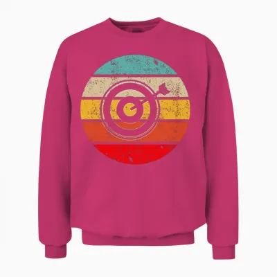 Darts Retro Unisex Sweatshirt - Heliconia