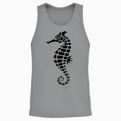 The Horse Sea Unisex Tank Top - Sport Grey