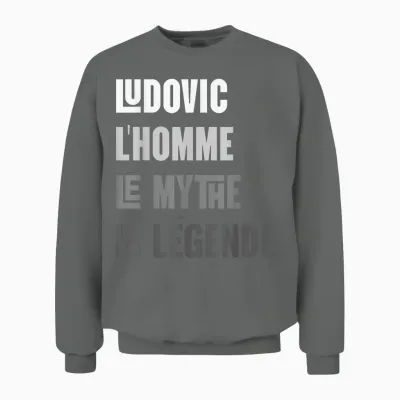 Ludovic Men's Myth Legend Custom Gift Ludovic Unisex Sweatshirt - Graphite Heather