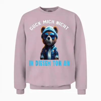 Arbeiten Witziger Lustiger Spruch Sprüche Süßes Teddy Unisex Sweatshirt - Light Pink
