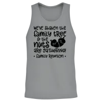 We've Shaken the Family Tree, Nuts Are Gathering Unisex Tank Top - Sport Grey – 2