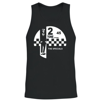 2 Tone Records Shirt - the Specials Label Unisex Tank Top - Black