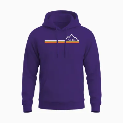 Park City, Utah Unisex Hoodie - Purple
