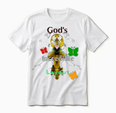 Incredibly Detailed and Amazing Layout of God Unisex T-Shirt - White