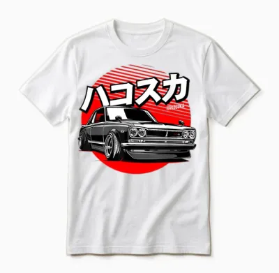Japanese Racing Car Jdm Tokyo Japan Drift Unisex T-Shirt - White