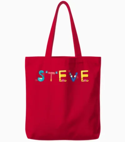 Steve Tote Bags - Red