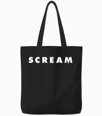 Scream - Logo Tote Bags - Black