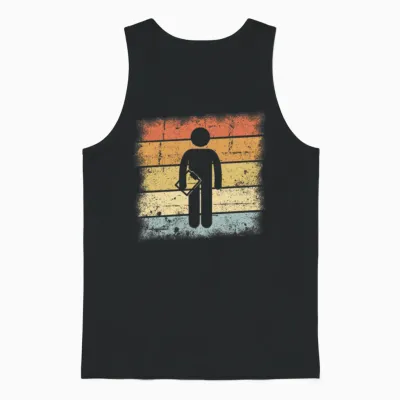 Coach Trainer Retro Unisex Tank Top - Black