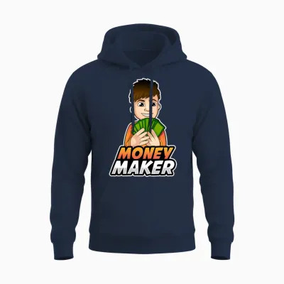 Cash in Hand Unisex Hoodie - Navy