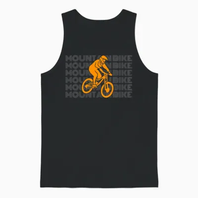 Mountain Bikes Accessories Mtb Mountain Biking Mtb Unisex Tank Top - Black